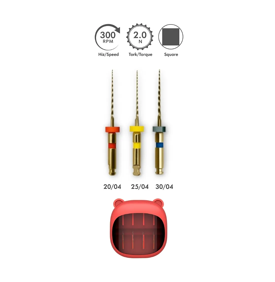 EASY IN SMILE X-BABY (ÇOCUK İÇİN) KIRILMAYAN ROTARY EĞELER 16 MM - ASORTİ