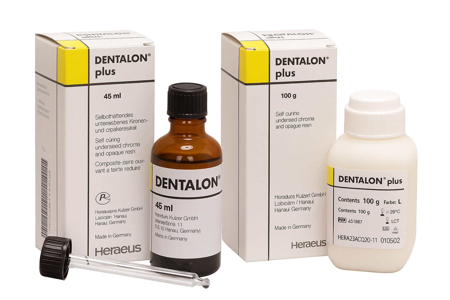 KULZER DENTALON PLUS TAKIM (TOZ 100 GR + LİKİT 45 ML)