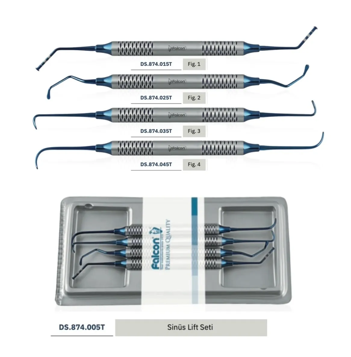 FALCON CERRAHİ SİNÜS LIFTING SETİ