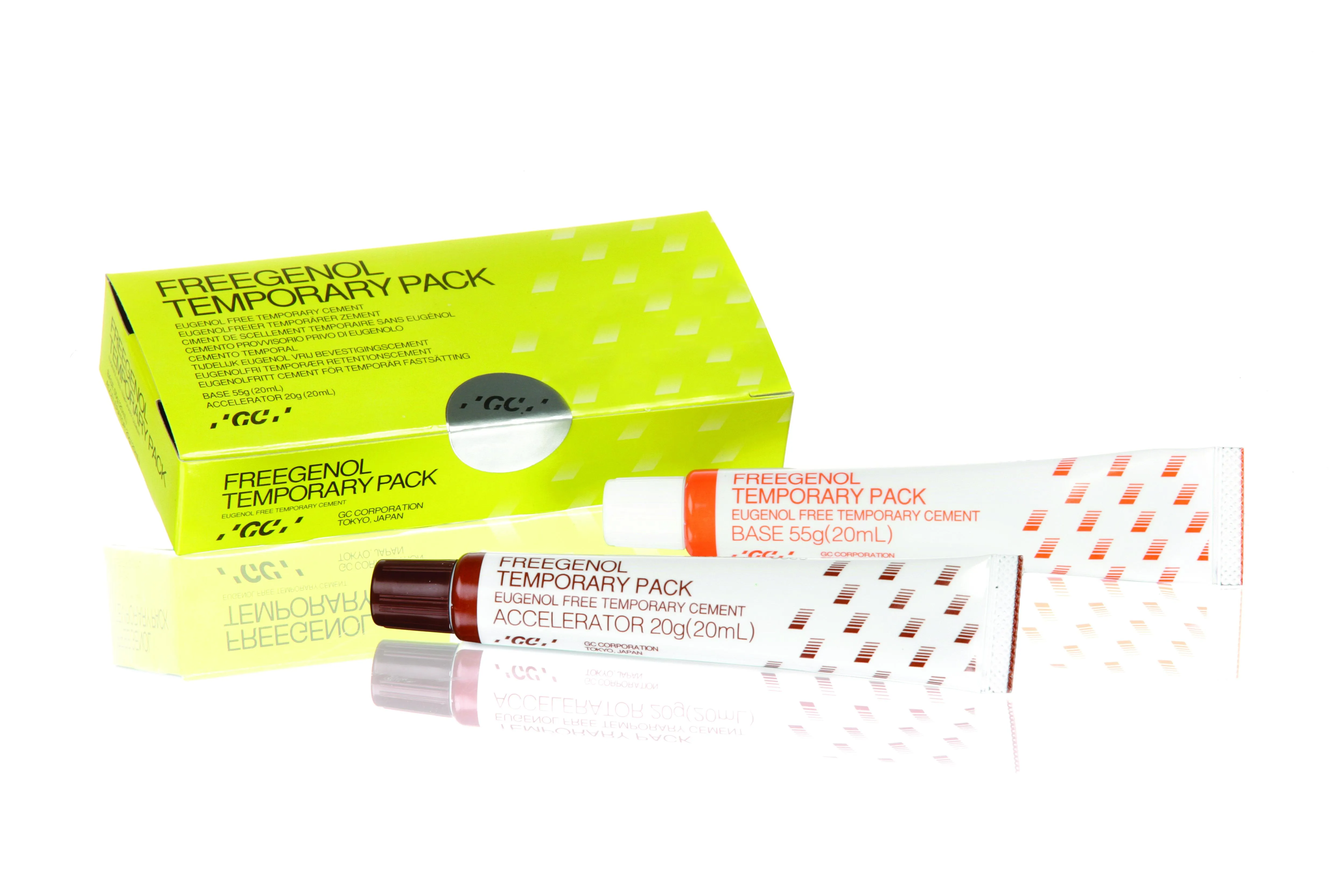 GC FREEGENOL OJENOLSÜZ GEÇİCİ YAPIŞTIRICI (55 GR BAZ, 20 GR KATALIZOR)