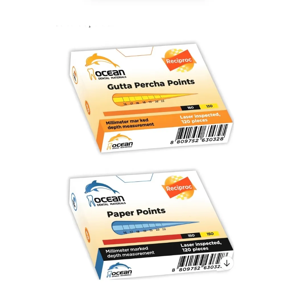 OCEAN RECIPROC GUTTA PERCHA & PAPER POINTS