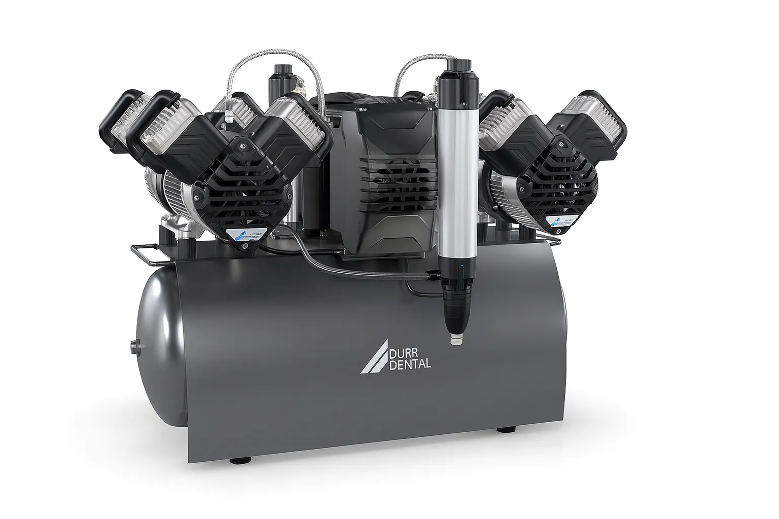 DÜRR KOMPRESÖR KURUTUCULU QUATTRO TANDEM ÇİFT MOTOR (4682-54) (8 Kullanıcı - 12 Bağlantı)