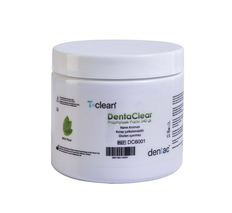 DENTAC DENTACLEAR PROFİLAKSİ PASTASI 340 GR.