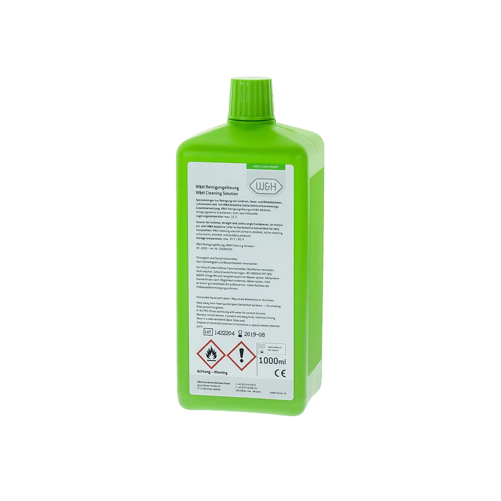 W&H CLEANING LIQUID MC-1000 (ASSISTINA 301 PLUS İÇİN 1000ML TEMİZLEME SOLÜSYONU)