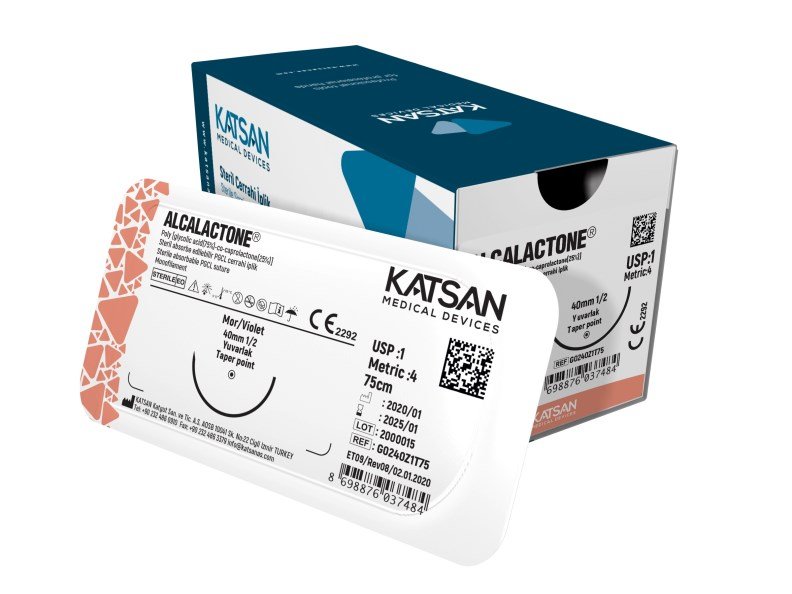 KATSAN ALCALACTONE EMİLEBİLİR MONOFİLAMENT SÜTÜR