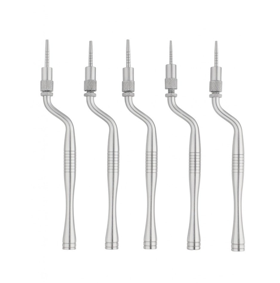 JENSEN SINUS OSTEOTOMLARI İÇBÜKEY STOPERLİ - 5 ADET, AÇILI (KAPALI SİN. LIFTING SETİ)